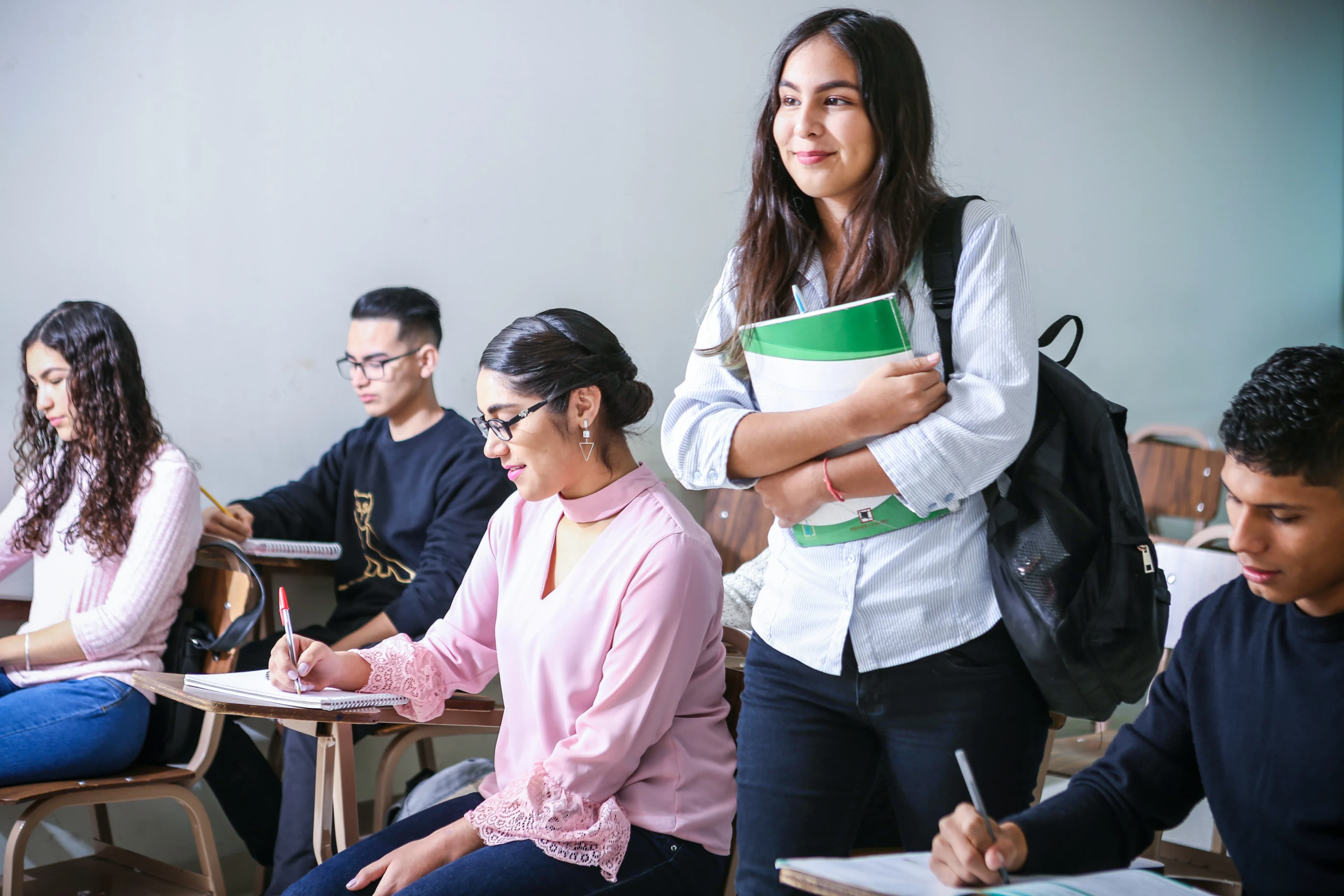 Students learning with Zetta Academy, in-person and online